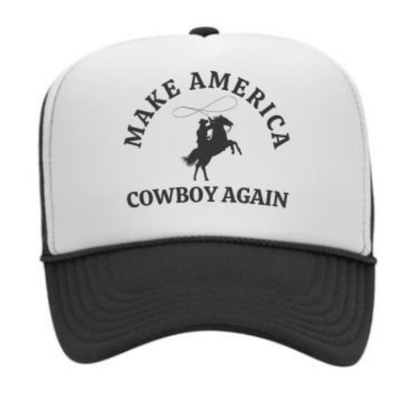 Make America Cowboy Again Trucker Hat
