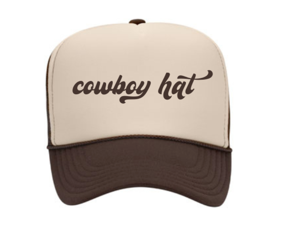 Cowboy Hat Trucker Hat